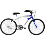 Ficha técnica e caractérísticas do produto Bicicleta Confort Aro 26 Azul/Branca - Verden