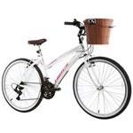 Ficha técnica e caractérísticas do produto Bicicleta Confort Week 200 Plus Alumínio Aro 26 Track Bikes - Branco - Selecione=Branco