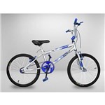 Ficha técnica e caractérísticas do produto Bicicleta Cross Bmx Light Azul Aro 20