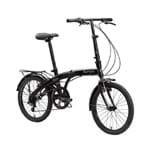 Ficha técnica e caractérísticas do produto Bicicleta DobrÃ¡vel Durban Aro 20â de 6 Velocidades Shimano e Quadro de AÃ§o Eco+ Preto - Preto - Dafiti