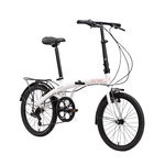 Ficha técnica e caractérísticas do produto Bicicleta Dobrável Aro 20 Durban Eco+ 6 Marchas – Branco