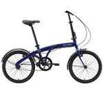 Ficha técnica e caractérísticas do produto Bicicleta Dobrável Aro 20 Durban ECO uma Marcha – Azul