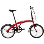 Ficha técnica e caractérísticas do produto Bicicleta Dobrável Aro 20 Durban One 1 Velocidade Vermelha
