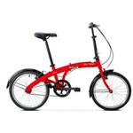 Ficha técnica e caractérísticas do produto Bicicleta Dobrável Aro 20 Durban One com 1 Marcha - Vermelha