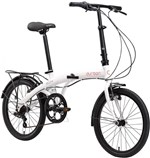 Ficha técnica e caractérísticas do produto Bicicleta Dobrável Aro 20" e 6 Marchas Branca - Durban Eco+