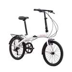 Ficha técnica e caractérísticas do produto Bicicleta Dobrável Branca - Eco+ - Durban