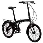 Ficha técnica e caractérísticas do produto Bicicleta Dobrável Aro 20" e 6 Marchas Preta - Durban Eco+