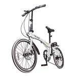 Ficha técnica e caractérísticas do produto Bicicleta Dobravel Branca Pliage Twodogs