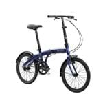 Ficha técnica e caractérísticas do produto Bicicleta Dobrável Durban Aro 20 com Quadro de Aço Eco Azul