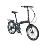 Ficha técnica e caractérísticas do produto Bicicleta Dobrável Durban Aro 20” de 6 Velocidades Shimano e Quadro de Alumínio Sampa Pro Azul