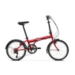 Ficha técnica e caractérísticas do produto Bicicleta Dobrável Durban Bay 6 Aro 20 Marcha