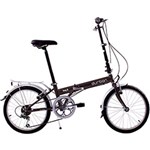 Ficha técnica e caractérísticas do produto Bicicleta Dobrável Durban Bay 6 Marrom