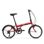Ficha técnica e caractérísticas do produto Bicicleta Dobrável Durban Bay 6 Vermelho