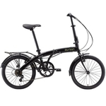 Ficha técnica e caractérísticas do produto Bicicleta Dobrável Durban Eco+ Aro 20 6V Comfort Preta