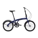 Ficha técnica e caractérísticas do produto Bicicleta Dobrável Durban Eco Aro 20 - AZUL ROYAL