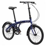 Ficha técnica e caractérísticas do produto Bicicleta Dobrável DURBAN Eco Azul