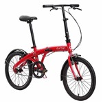 Bicicleta Dobrável DURBAN Eco Vermelho
