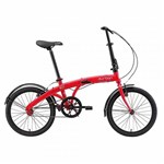 Ficha técnica e caractérísticas do produto Bicicleta Dobrável DURBAN Eco Vermelho
