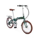 Ficha técnica e caractérísticas do produto Bicicleta Dobrável Durban Sampa Pro Aro 20 6 Marchas Shimano - VERDE