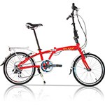 Ficha técnica e caractérísticas do produto Bicicleta Dobrável Impulse Vermelha - Blitz