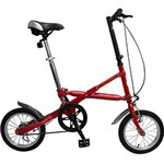 Ficha técnica e caractérísticas do produto Bicicleta Dobrável Kombat Model City Aro 14" Vermelha