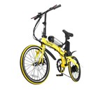 Ficha técnica e caractérísticas do produto Bicicleta DOBRÁVEL Pliage Amarela com Kit ELÉTRICO Two Dogs