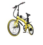 Ficha técnica e caractérísticas do produto Bicicleta Dobrável Pliage Amarela com Kit Elétrico Two Dogs