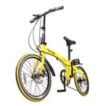Ficha técnica e caractérísticas do produto Bicicleta Dobrável Pliage Amarela Two Dogs