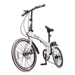 Ficha técnica e caractérísticas do produto Bicicleta Dobrável Pliage Branca Twodogs