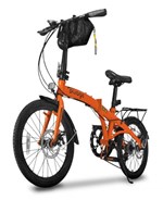 Ficha técnica e caractérísticas do produto Bicicleta Dobrável Pliage Plus Two Dogs Laranja