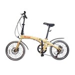 Ficha técnica e caractérísticas do produto Bicicleta Dobrável Pliage Twodogs Bege