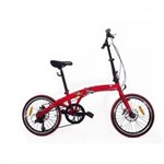 Ficha técnica e caractérísticas do produto Bicicleta Dobrável Pliage Twodogs Vermelha