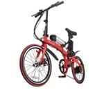 Ficha técnica e caractérísticas do produto Bicicleta Dobrável Pliage Vermelha com Kit Elétrico Two Dogs