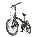 Bicicleta Dobravel Verde Pliage Twodogs