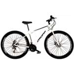 Ficha técnica e caractérísticas do produto Bicicleta Dropp Aro 29 Freio a Disco Mecânico Quadro 17 Aço 21 Marchas Branco Preto