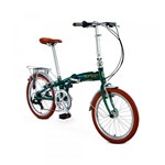Ficha técnica e caractérísticas do produto Bicicleta Durban Verde Dobrável 6 Marchas Sampa Pro