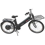 Ficha técnica e caractérísticas do produto Bicicleta Elétrica Cargo 800W 48V 12Ah Aro 26 Preta - PRETO