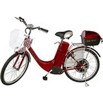 Ficha técnica e caractérísticas do produto Bicicleta Elétrica Eb - 21 Vermelha - Kinetron