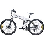 Ficha técnica e caractérísticas do produto Bicicleta Elétrica Kinetron Shutt Dobrável Aro 26 Branca