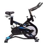 Ficha técnica e caractérísticas do produto Bicicleta Ergometrica Spinning Preta Azul 120kg Oneal Tp1900