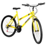 Ficha técnica e caractérísticas do produto Bicicleta Feminina Aro 26 18 Marchas Amarela Ultra Bikes