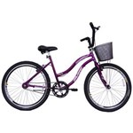 Ficha técnica e caractérísticas do produto Bicicleta Feminina Aro 26 Beach Violeta - Roxo