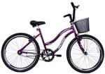 Ficha técnica e caractérísticas do produto Bicicleta Feminina Aro 26 Beach Violeta