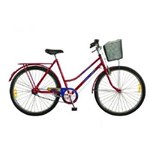 Ficha técnica e caractérísticas do produto Bicicleta Feminina Aro 26 Tropical - 52941-8 Vermelho
