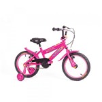 Ficha técnica e caractérísticas do produto Bicicleta Feminina Infantil Bike Sport Aro 16 Rosa Unitoys UNIT-1174