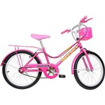 Ficha técnica e caractérísticas do produto Bicicleta Feminina Monark Brisa Aro 20 Rosa