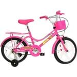 Ficha técnica e caractérísticas do produto Bicicleta Feminina Monark Brisa Aro 16 Rosa