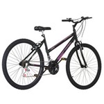 Ficha técnica e caractérísticas do produto Bicicleta Feminina Preta Fosca Aro 26 18 Marchas Pro Tork Ultra
