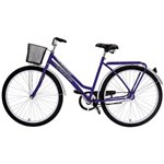 Ficha técnica e caractérísticas do produto Bicicleta Fischer Aro 26 Princess New Freio Contra Pedal com Cesta - Violeta