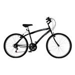 Ficha técnica e caractérísticas do produto Bicicleta Fischer Aro 26 Runner SX New 21 Marchas Freio V-brake - Preto
